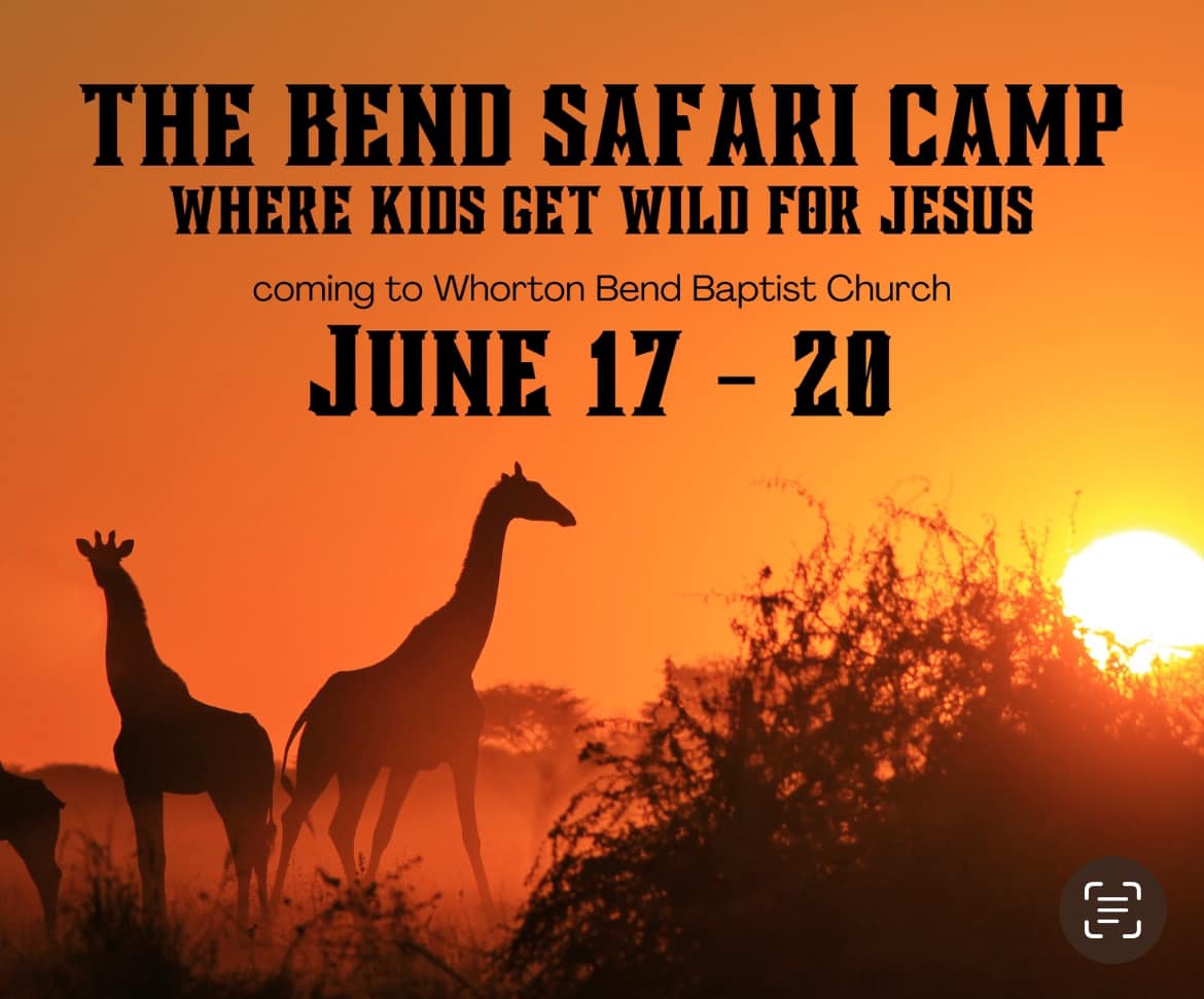 "The Bend Safari Camp" Vacation Bible School 2024
